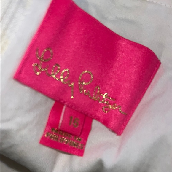 Lilly Pulitzer Pearl Shift Dress, Size 16 - Picture 5 of 6